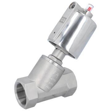 Pressure actuated valve, G11 / 2 ", SK63-stainless, Stainless steel / PTFE Normally open against mediu