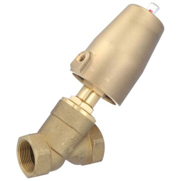 Pressure actuated valve, G11 / 4 ", SK63-brass, OS, brass / PTFE NBR, acting against medium