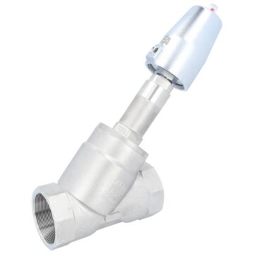 Pressure actuated valve, G21 / 2 ", SK63-brass, OS, to stainless steel / PTFE, calm with medium