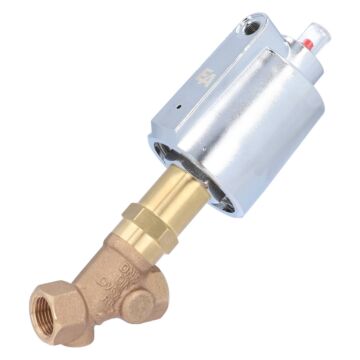 Druckgesteuertes Ventil, G1/2", SK50-Ms., OS Rotguß/PTFE, Ruhe auf, gegen Medium