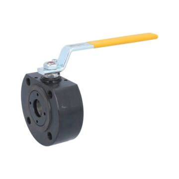 Kompakt-Kugelhahn DIN-DVGW, DN25, PN16 Stahl/PTFE-FKM/NBR/Edelstahl, DIN-DVGW für Gas