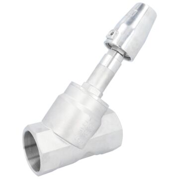 Druckgesteuertes Ventil, G3", SK63-Ed. Edelstahl/PTFE, Ruhe zu, mit Medium