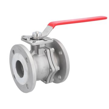 Ball valve DN65, PN16, full bore, Stainless steel 1.4408, PTFE FKM, ISO5211, EN558-2