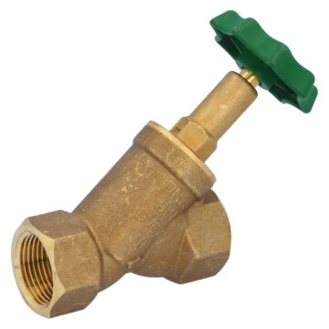 Angle seat valve 1 ", PN16, brass / NBR-EPDM 