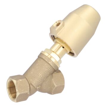 Pressure actuated valve, G1 ", SK50-brass, AX, brass / PTFE NBR, to rest with medium