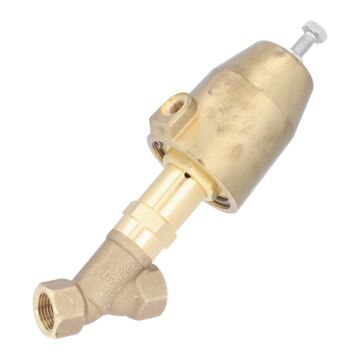 Pressure actuated valve, G1 / 2 ", SK50-brass, HB, brass / PTFE NBR, to rest with medium