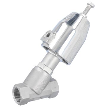 Pressure actuated valve, G3 / 4 ", SK50-stainless Stainless steel / PTFE, acting against medium