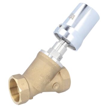 Druckgesteuertes Ventil, G21/2", SK80-Ms. Messing/PTFE, Ruhe zu, mit Medium