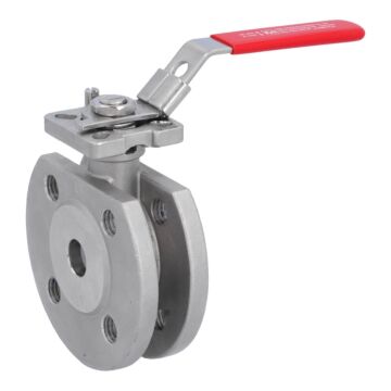Kompakt-Kugelhahn DN15, API 607, ANSI 150lbs. Edelstahl 1.4408/PTFE-FKM-Grafit, ISO5211