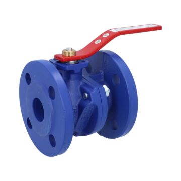 Kugelhahn DN32, PN16, voller Durchgang GGG-40/PTFE-NBR/Edelstahl