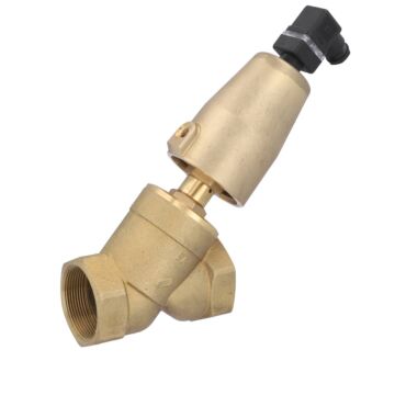 Pressure actuated valve, G2 ", SK63-brass, ES1, brass / PTFE NBR, acting against medium