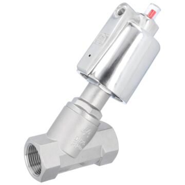 Druckgesteuertes Ventil, G1", SK50-Ed., AX-OS Edelstahl/PTFE, Ruhe auf, gegen Medium