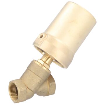Pressure actuated valve, G11 / 4 ", SK80-brass, brass / PTFE NBR, to rest with medium
