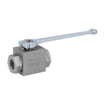 Block-Kugelhahn 3/4", PN350 Edelstahl/POM-FPM/Edelstahl