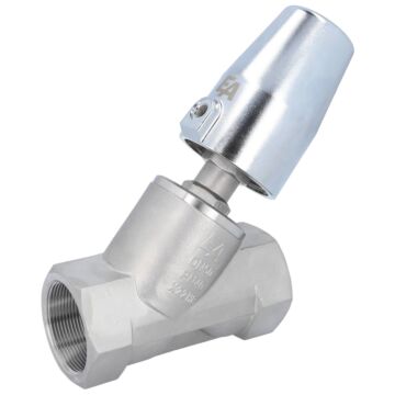 Druckgesteuertes Ventil, G2", SK63-Ms. Edelstahl/PTFE, Ruhe zu, mit Medium