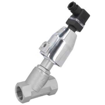 Pressure actuated valve, G1 ", SK50-stainless stee Stainless steel / PTFE, acting against medium