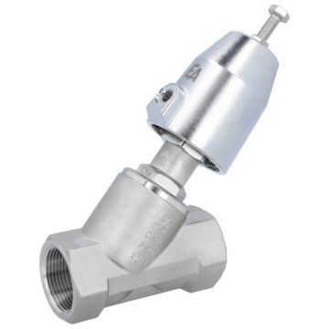 Pressure actuated valve, G11 / 4 ", SK50-brass, HB, to stainless steel / PTFE, calm with medium