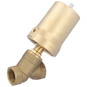 Pressure actuated valve, G11 / 4 ", SK80-brass, OS, brass / PTFE NBR, acting against medium