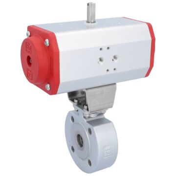 Kugelhahn-ZK, DN20, mit Antrieb-EE, EW63 Stahl/PTFE-FKM, federrückstellend