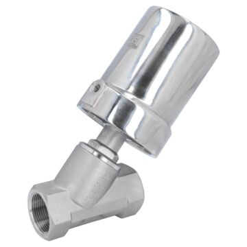 Pressure actuated valve, G11 / 4 ", SK80-stainless, to stainless steel / PTFE, calm with medium