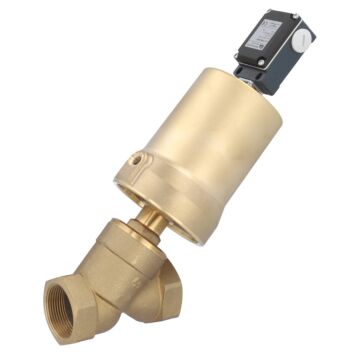 Pressure actuated valve, G11 / 2 ", SK80-brass, ES, brass / PTFE NBR, acting against medium