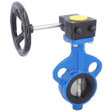 Absperrklappe, PN10/16, mit Getriebe GG/GGG-40/EPDM/Edelstahl
