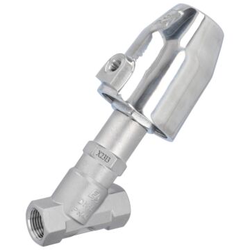 Druckgesteuertes Ventil, 1/2"-NPT, SK50-Ed. Edelstahl/PTFE, Ruhe zu, mit Medium