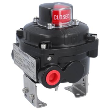 2 Endschalter elektrisch/mech., max.250V, ATEX im Alu-Gehäuse, M20x1.5, opt. Stellungsanzeige