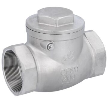 Rückschlagklappe 3", PN16 Edelstahl/metallisch