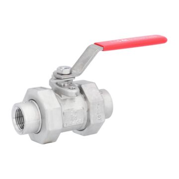 Kugelhahn 1/2", PN200, 1.4408/PTFE 5-teilig, Innengew. voller Durchgang