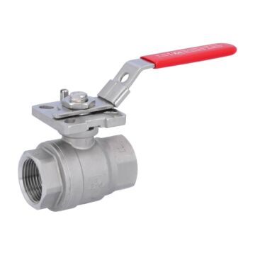 Kugelhahn, PN63, Edelstahl/PTFE-FKM Innengewinde