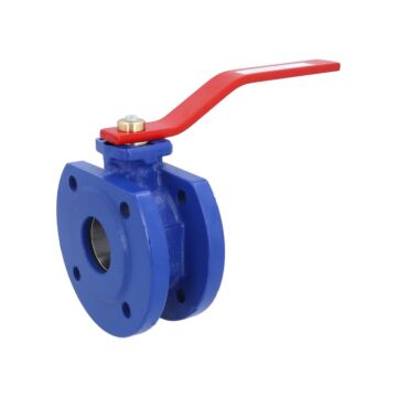 Compact ball valve DN65, PN16 Cast iron-25 / PTFE-NBR, brass-Hard Chrome