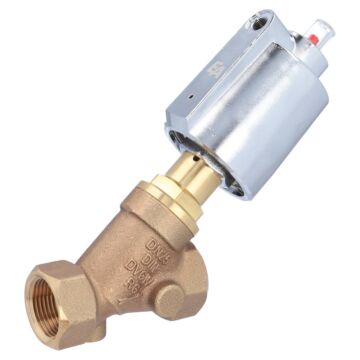 Druckgesteuertes Ventil, G1", SK50-Ms., OS Rotguß/PTFE, Ruhe auf, gegen Medium