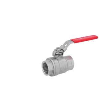 Kugelhahn, PN40 bis PN64, Edelstahl/PTFE 2-teilig, Innengewinde