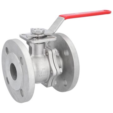 Ball valve DN40, PN16 / 40, full bore, Stainless steel 1.4408, PTFE FKM, ISO5211, EN558-2