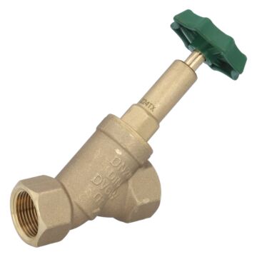 Angle seat valve 3/4 ", PN16, brass / NBR-EPDM 