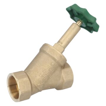 Angle seat valve 11/2 ", PN16, brass / NBR-EPDM
