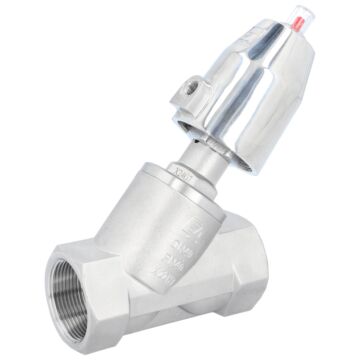 Druckgesteuertes Ventil, G11/2", SK50-Ed., OS Edelstahl/PTFE, Ruhe zu, gegen Medium