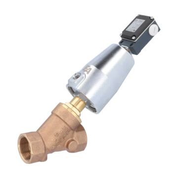 Pressure actuated valve, G11 / 4 ", SK63-brass, ES, Rotguß / PTFE, to rest against Medium