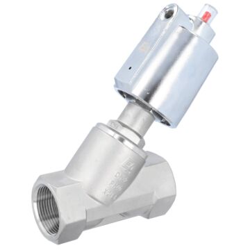 Pressure actuated valve, G11 / 4 ", SK50-brass, OS, Stainless steel / PTFE Normally open against mediu