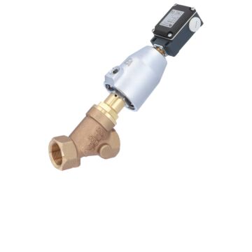 Pressure actuated valve, G1 ", SK50-brass, ES, Rotguß / PTFE, to rest against Medium