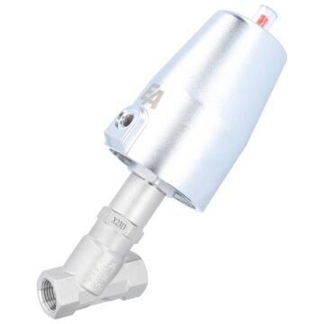 Pressure actuated valve, G1 / 2 ", SK63-brass Stainless steel / PTFE, acting against medium