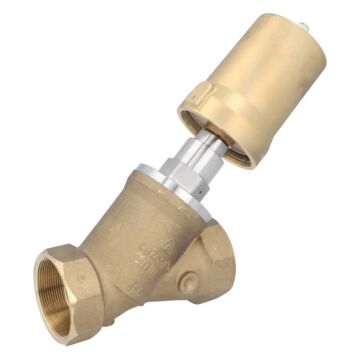 Druckgesteuertes Ventil, G21/2", SK80-Ms., OS Ms/PTFE-NBR, Ruhe auf, gegen Medium