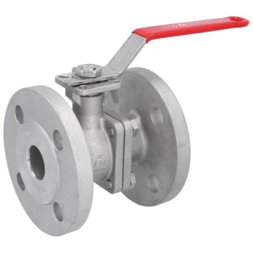 Ball valve DN32, PN16 / 40, full bore, Stainless steel 1.4408, PTFE FKM, ISO5211, EN558-2