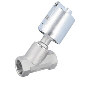 Druckgesteuertes Ventil, G11/4", SK63-Ms. Edelstahl/PTFE, Ruhe auf, gegen Medium
