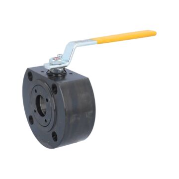 Kompakt-Kugelhahn DIN-DVGW, DN32, PN16 Stahl/PTFE-FKM/NBR/Edelstahl, DIN-DVGW für Gas