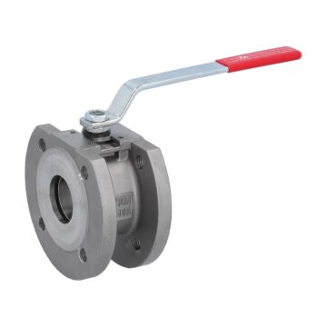 Kompakt-Kugelhahn für Dampf, PN16, DAB Edelstahl 1.4408-01/PTFE-Carbongraphit