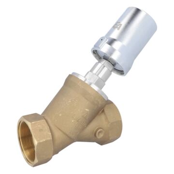 Pressure actuated valve, G3 ", SK80-brass, Brass / PTFE, to rest against Medium