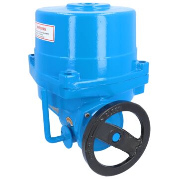 Elektr. Schwenkantrieb, 280Nm, 24VDC, ATEX NE28, Laufzeit 24 sek., Vierkant 22mm