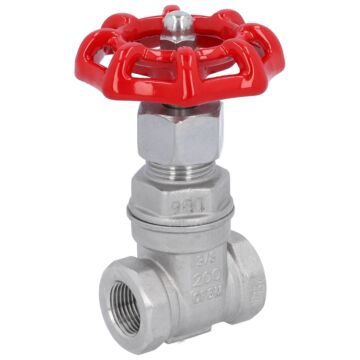 Absperrschieber 3/8", PN16 Edelstahl 1.4408